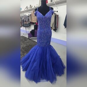 Sherri Hill Royal Blue Dress